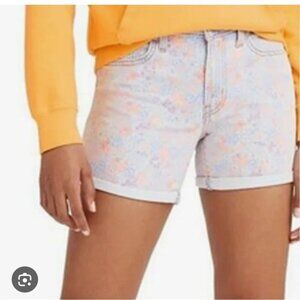 LEVI'S | MID LENGTH Jean SHORTS CAITLYN FLORAL Sz 24